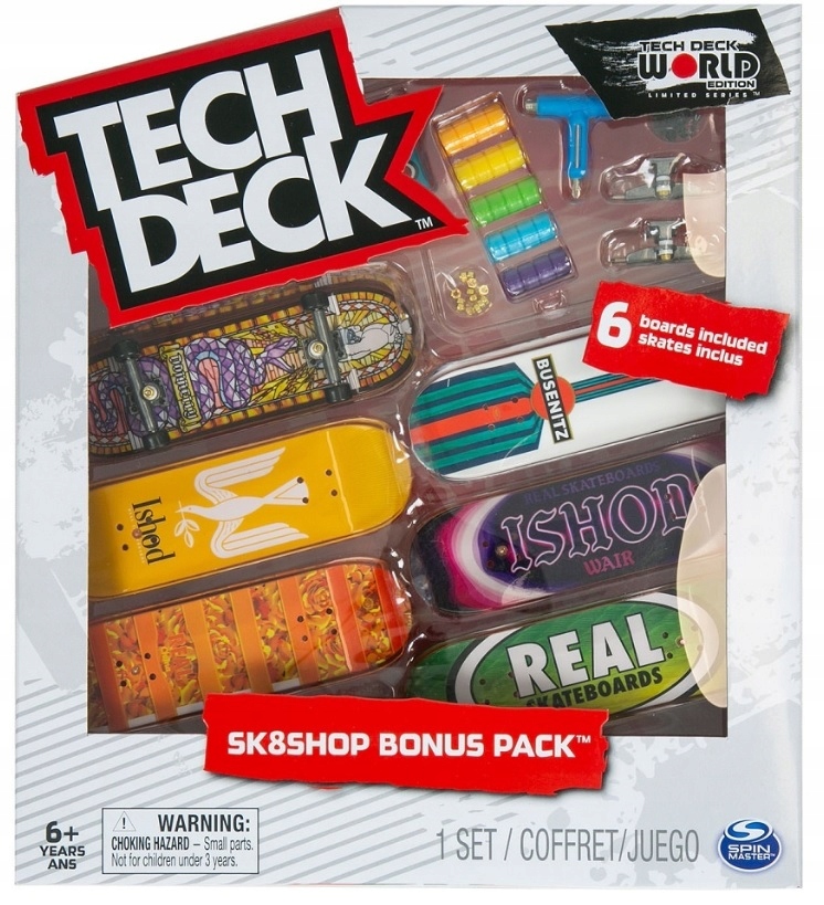 Tech Deck Deskorolki FingerBoard Zestaw Deluxe