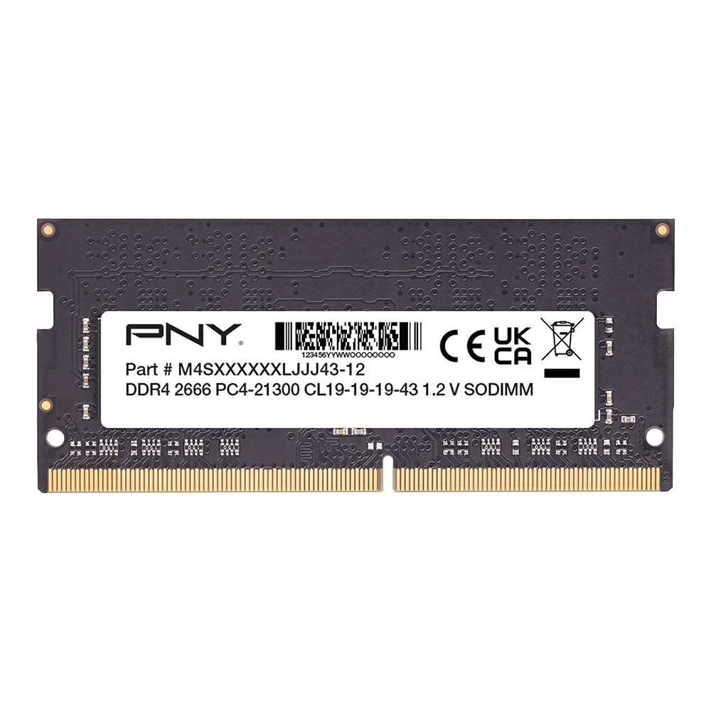 Pny Pamięć 16GB DDR4 2666 So-dimm MN16GSD42666-SB
