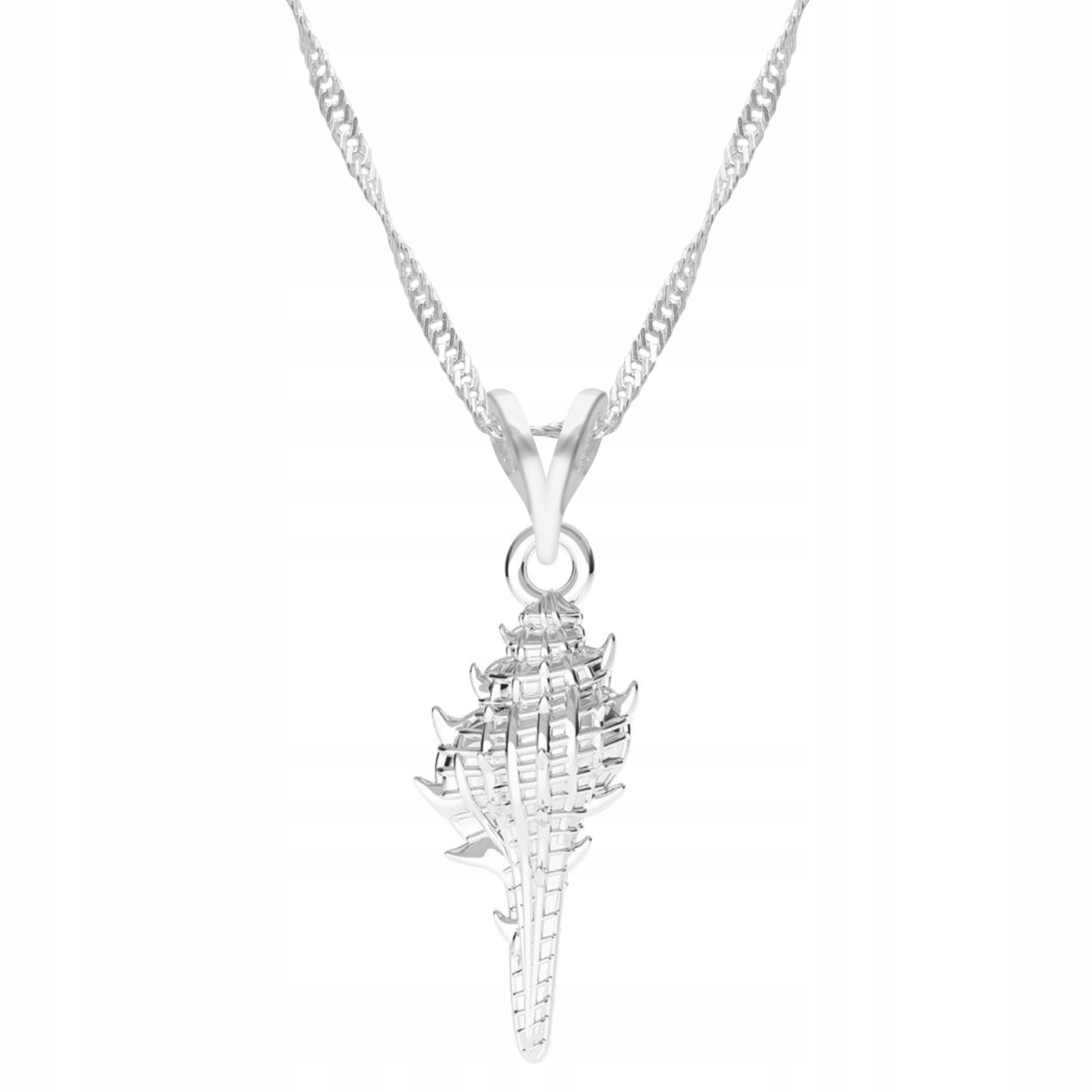 Stříbrný řetízek náhrdelník 925 Mušle Moře