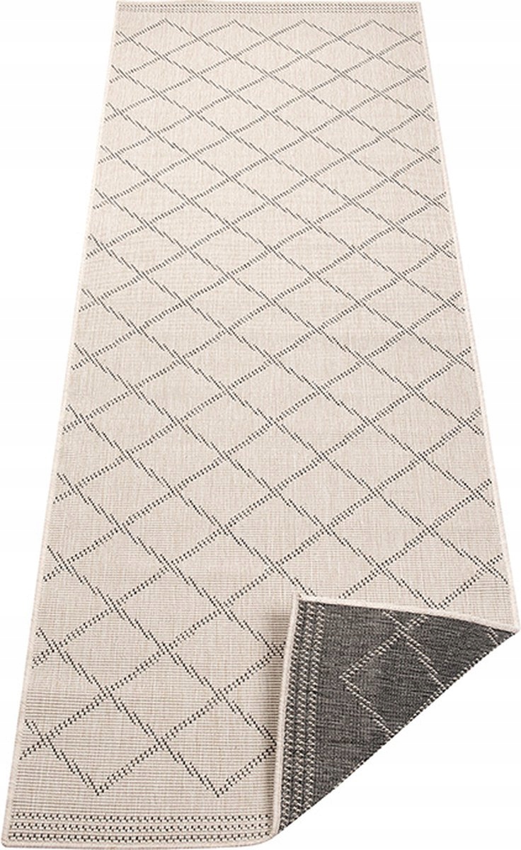 Behúň 80x250 cm, obojstranný, šnúrkový, plocho tkaný na chodbu a predsieň