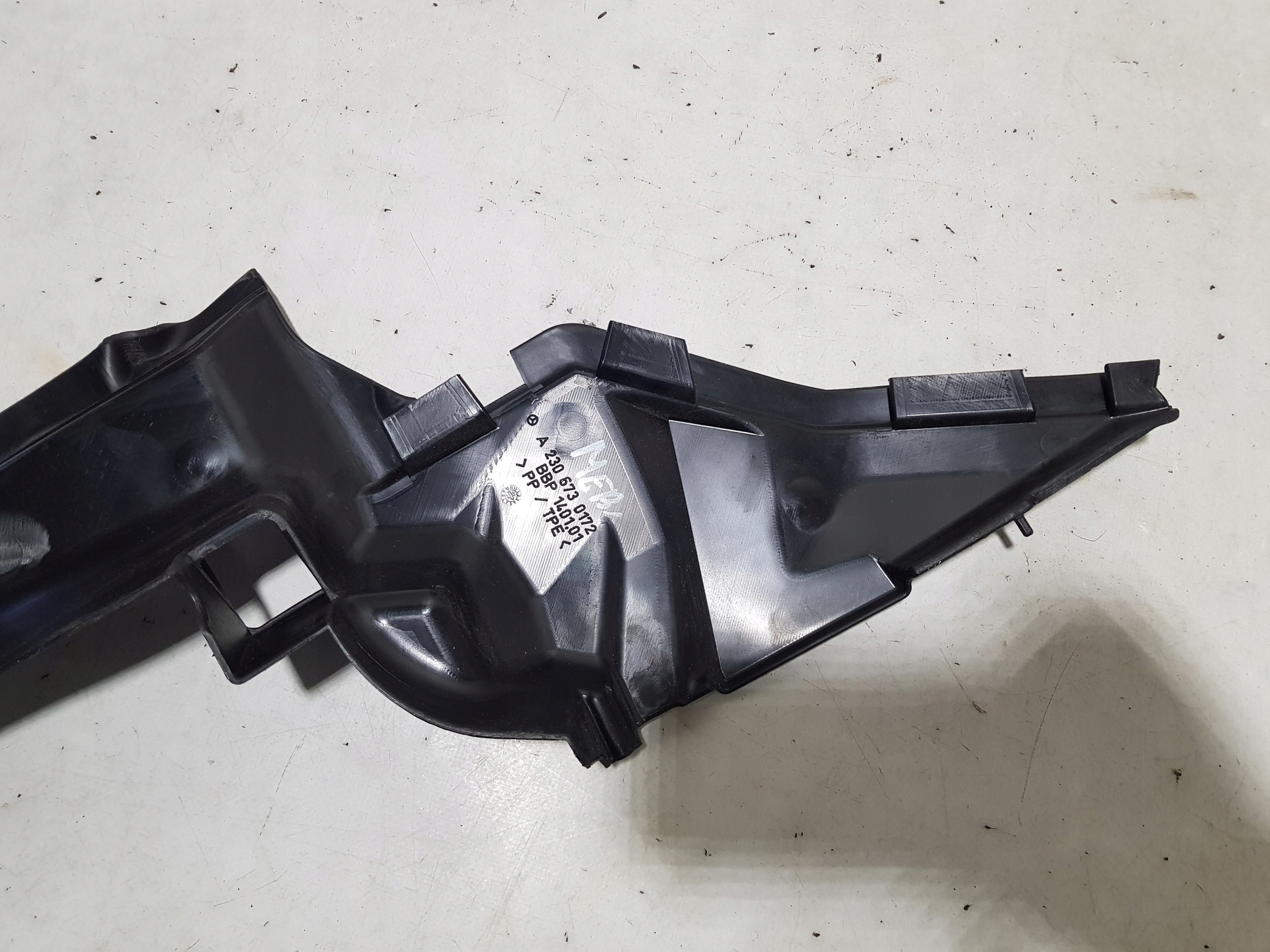 MERCEDES SL R230 spoiler cover boot left 2306730172