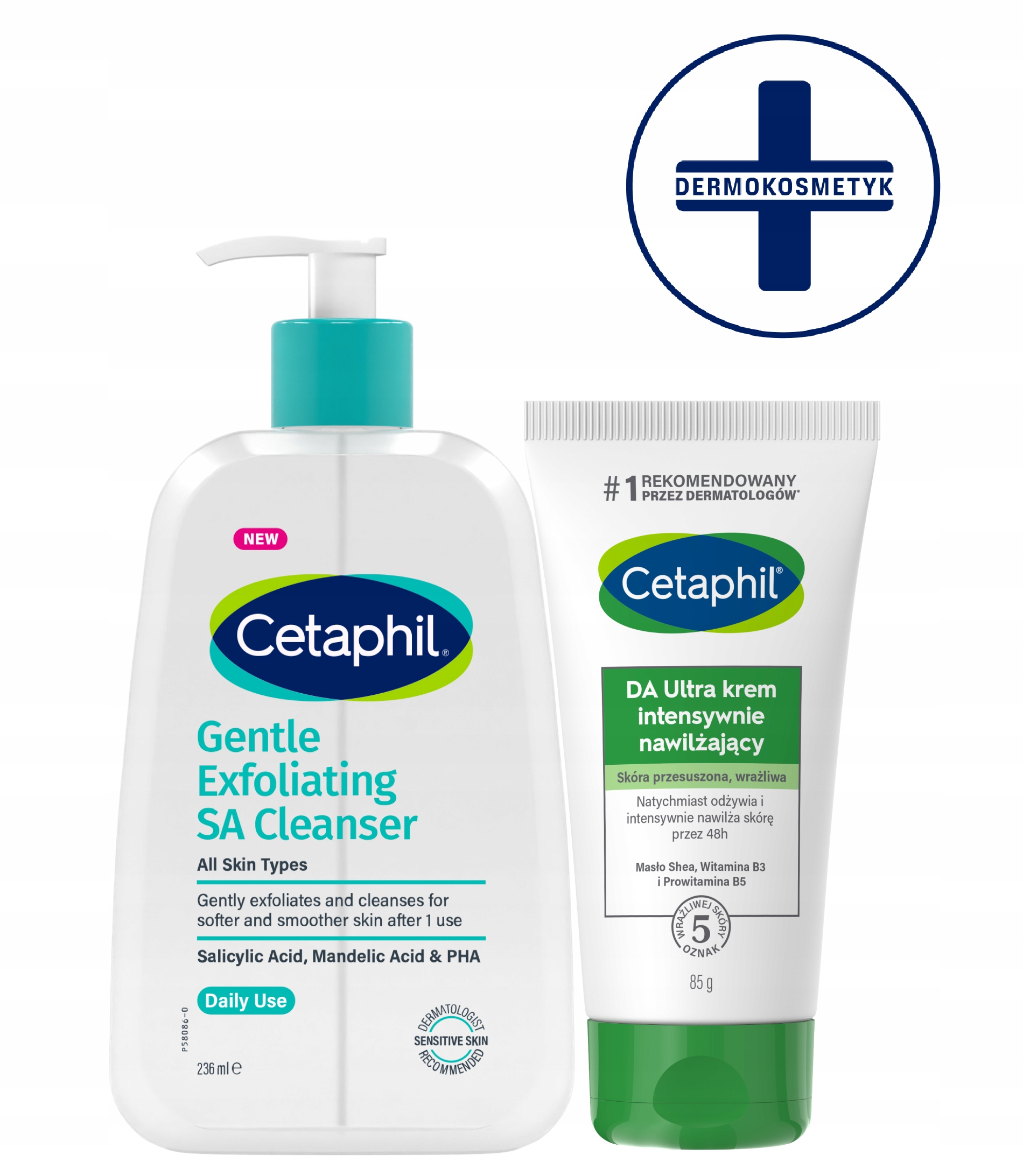 Cetaphil Łagodny Złuszczający Żel do Mycia z Kwasem Salicylowym Sa Da