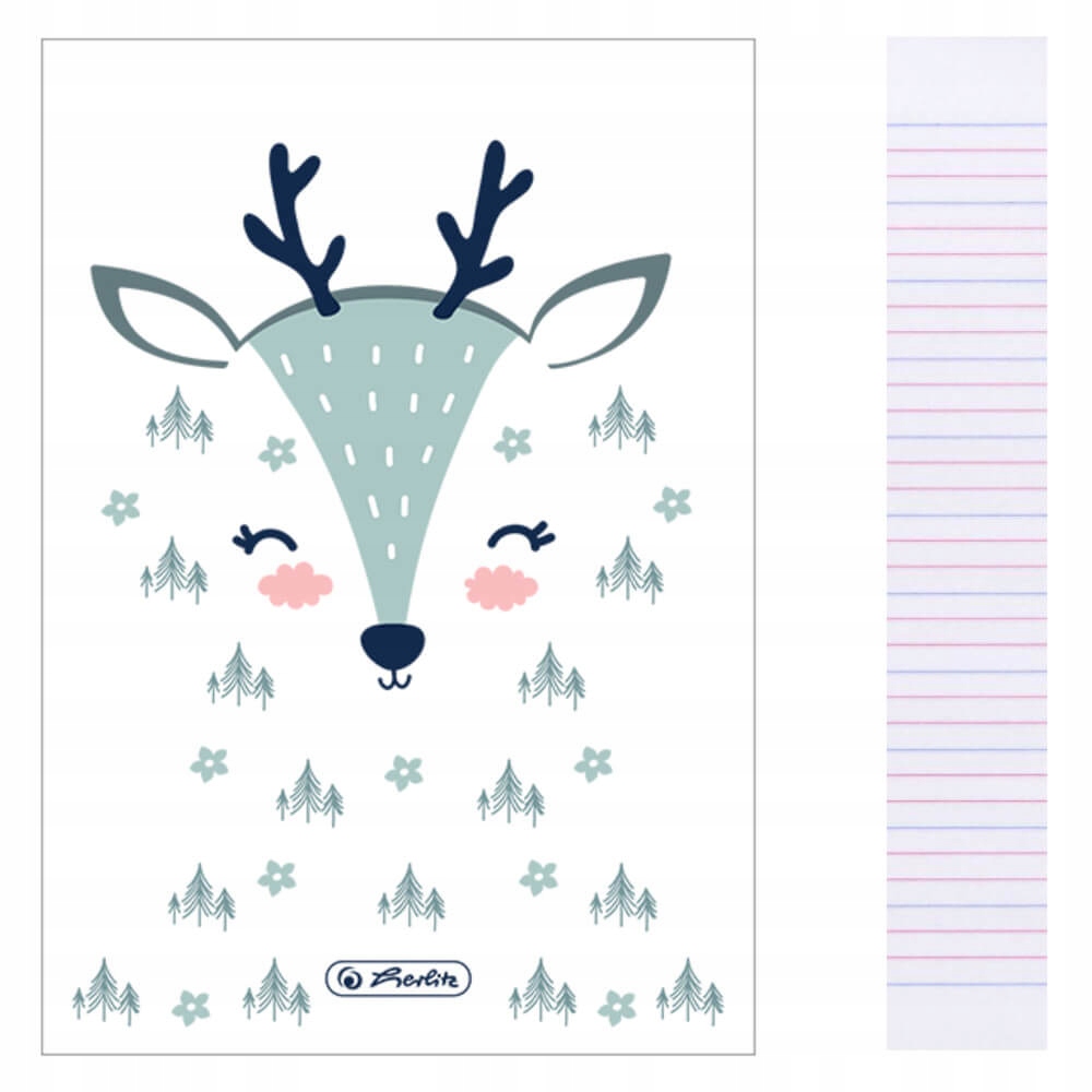 

Zeszyt A5 32k w 3 linie kolorowe Scandy Herlitz