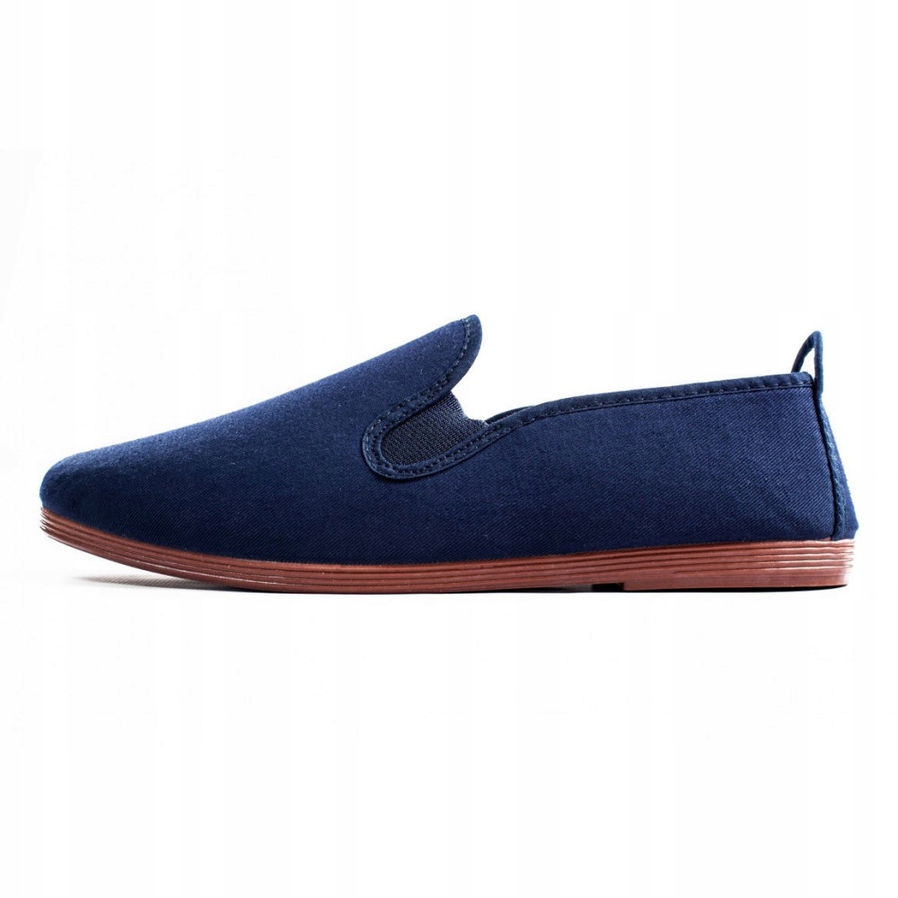 WYGODNE ESPADRYLE TENISÓWKI WKŁADANE granat r. 41 Model Navy Brown