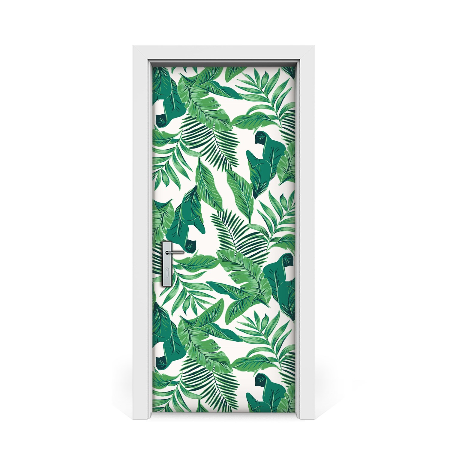 

Okleina na Drzwi Tropikalny Zielony Liść 85x205