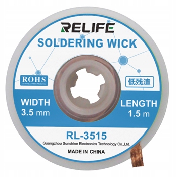 Knot do rozlutowywania Relife (długość 1,5 m, szerokość 3,5 mm) - RL-3515