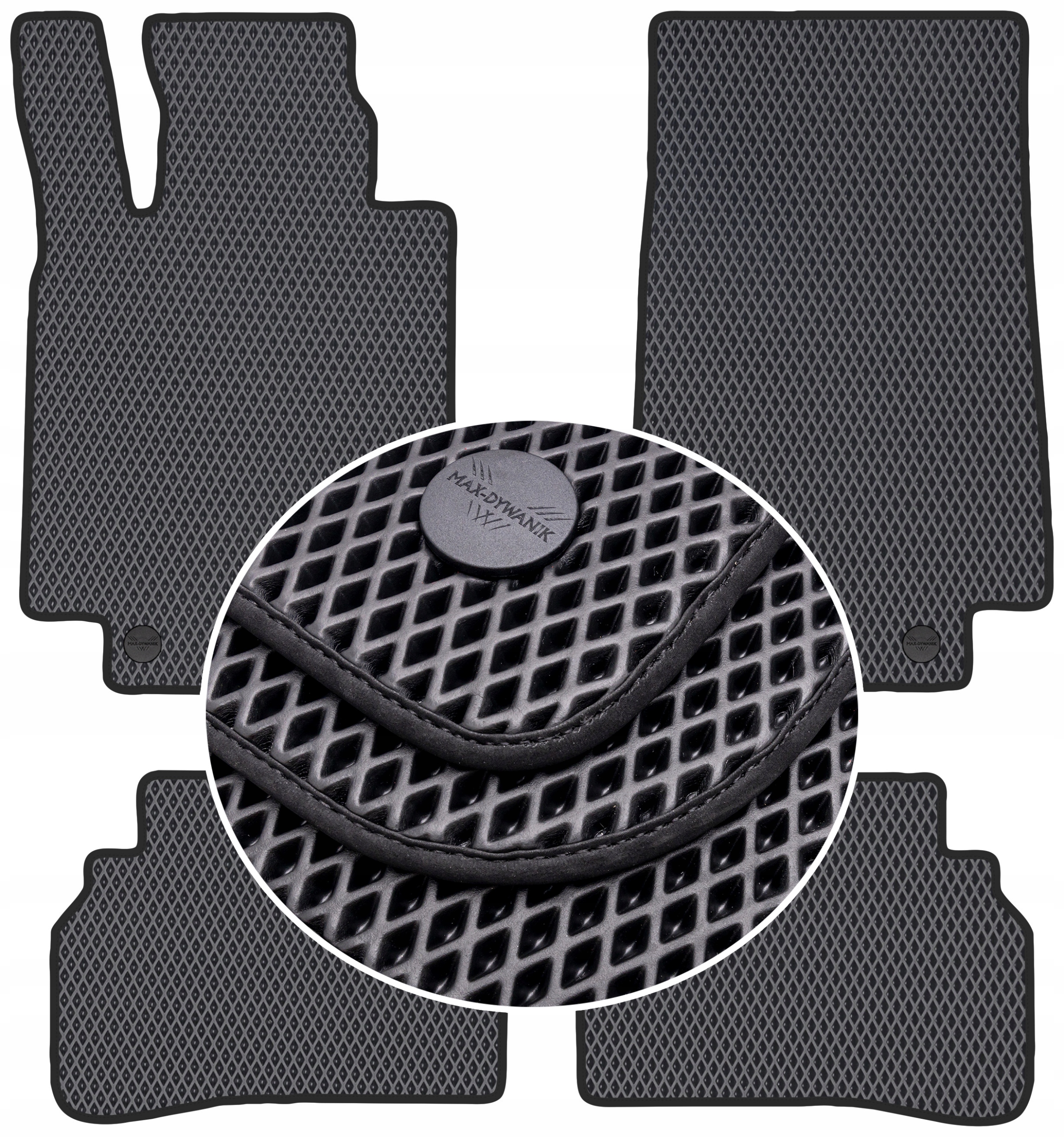 C-Klasa W205 2013 Koberce Eternity Čierne