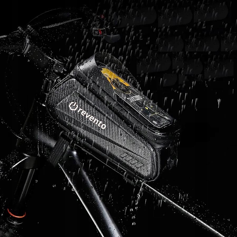 SAKWA ROWEROWA TORBA ETUI UCHWYT NA TELEFON KLUCZE NA RAMĘ WODOODPORNA Model One