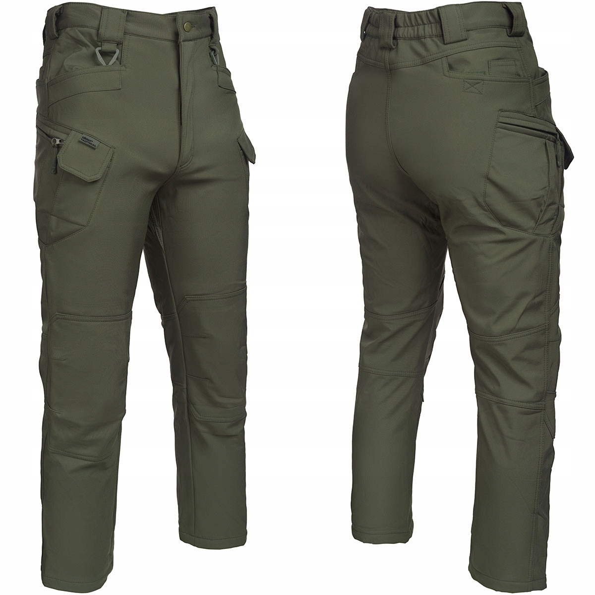 Taktické zateplené softshellové kalhoty Kombat Uk Patriot Olivové 4XL