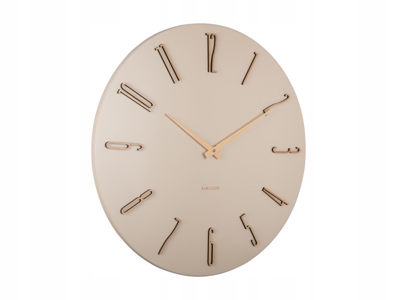 Nástenné hodiny Esmerado Karlsson KA6073WH, 60cm