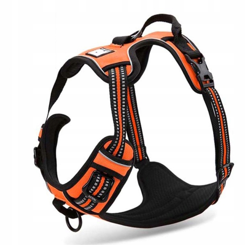 Levně Postroj Pro Psa Truelove Easy Walk, Pevný, Odolný, Reflexní, Oranžový, Xs