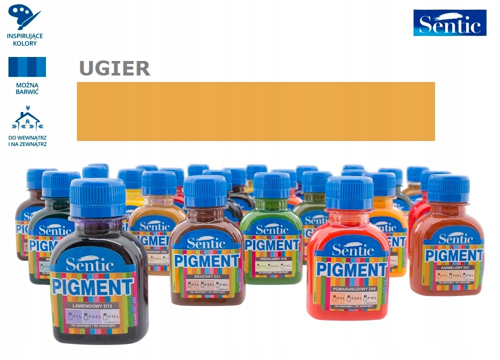 PIGMENT DO FARB EMALII EMULSJI 80 ml UGIER