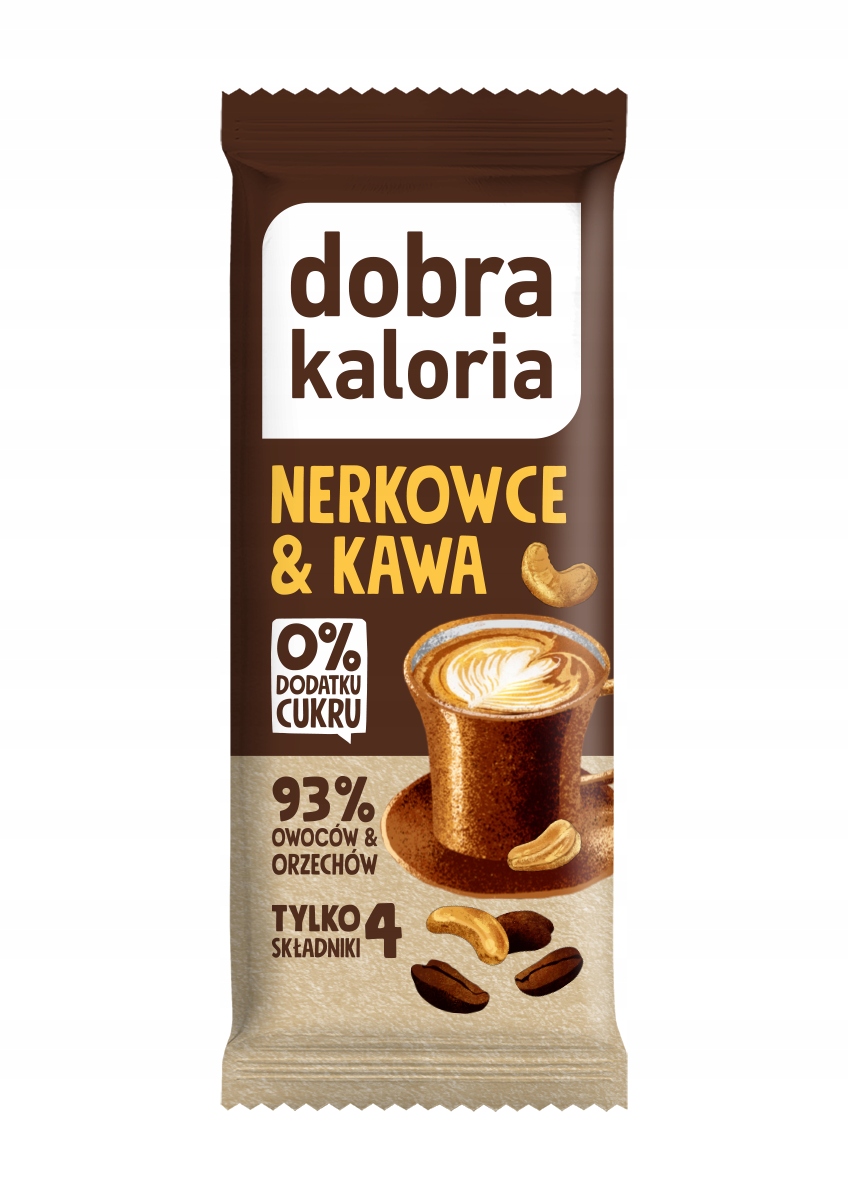9 x Dobra Kaloria Ovocná tyčinka káva &amp; ořech 35 g