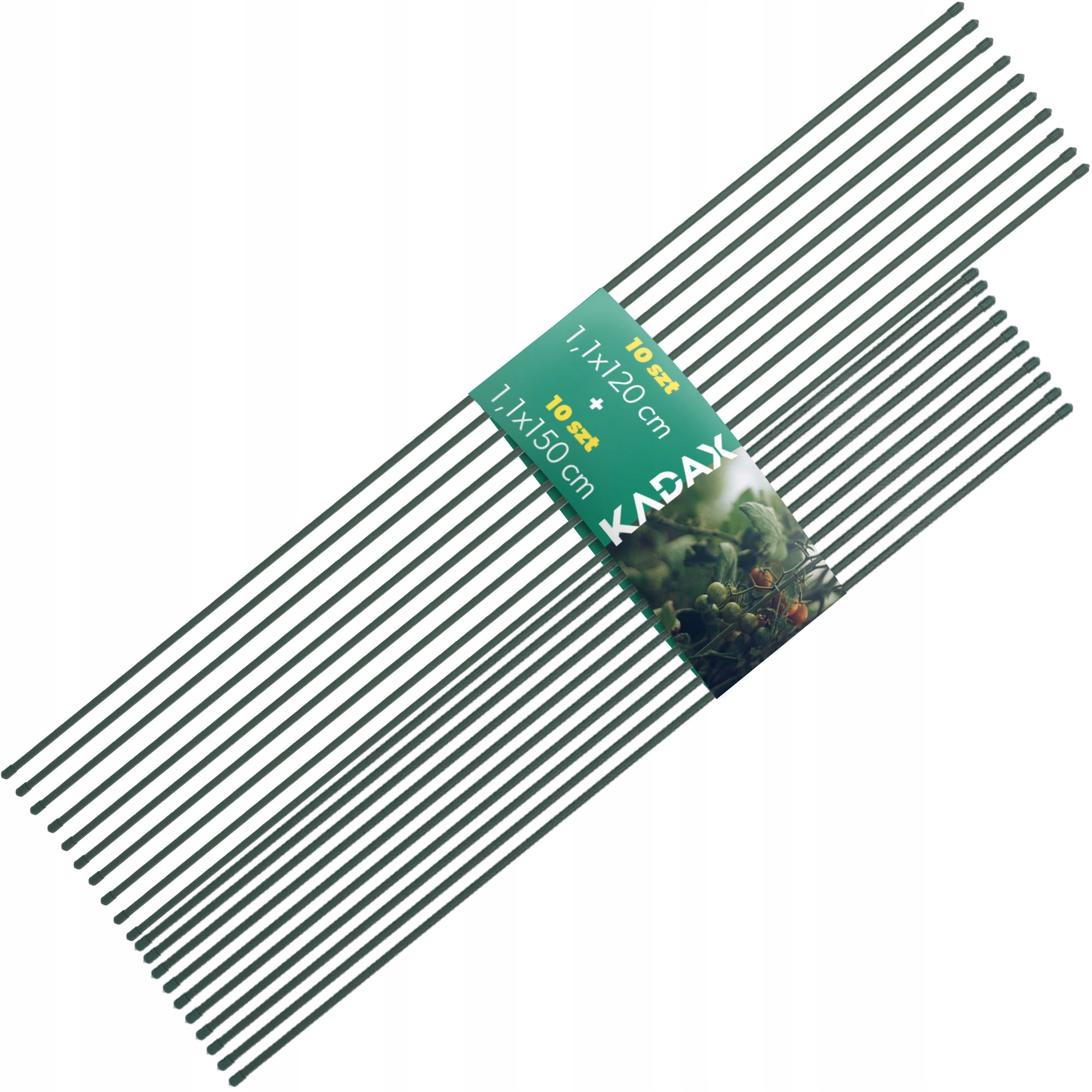 Tyč K Rostlinám Podpěra Tyčky Palíků Rajčat 120 150 cm 11 mm 20 ks