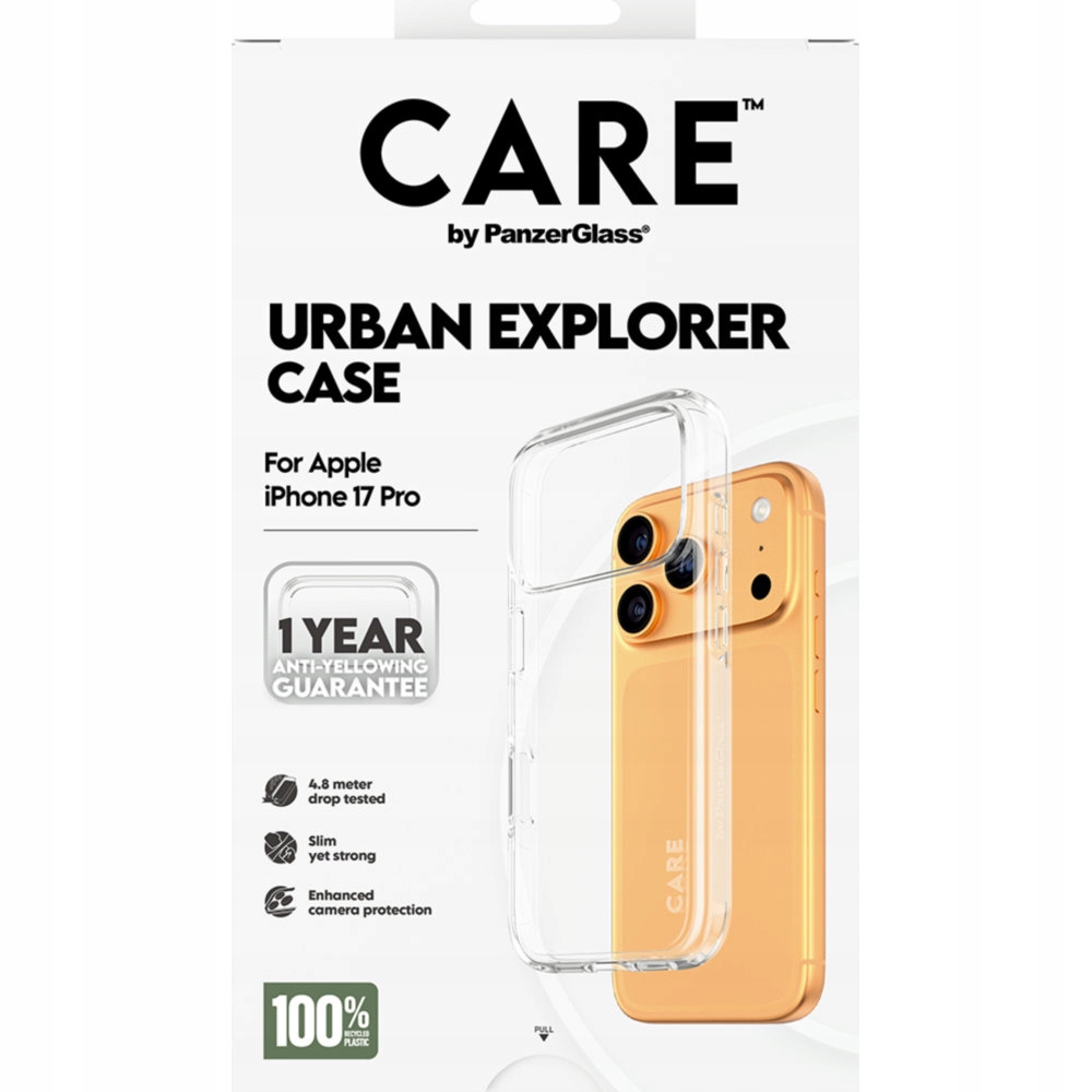 Plecki Panzerglass do Apple iPhone 17 Pro bezbarwny