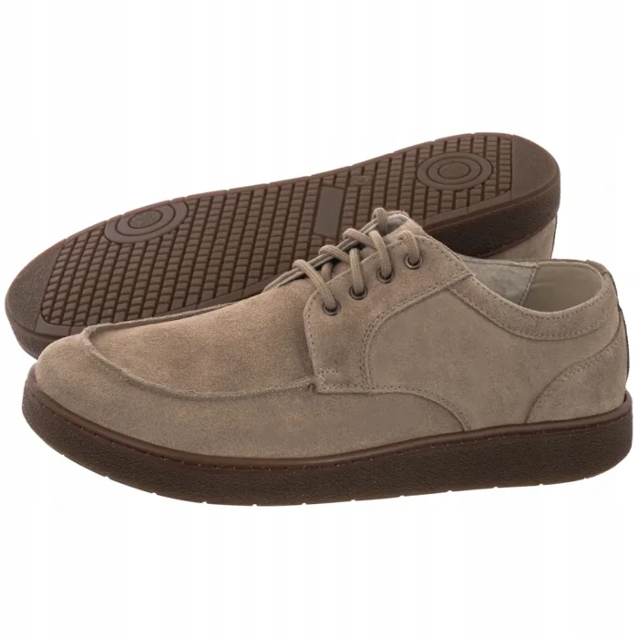 Kožené boty Pánské Polobotky Ryłko Béžové IDKK02__ _2ZE Beige