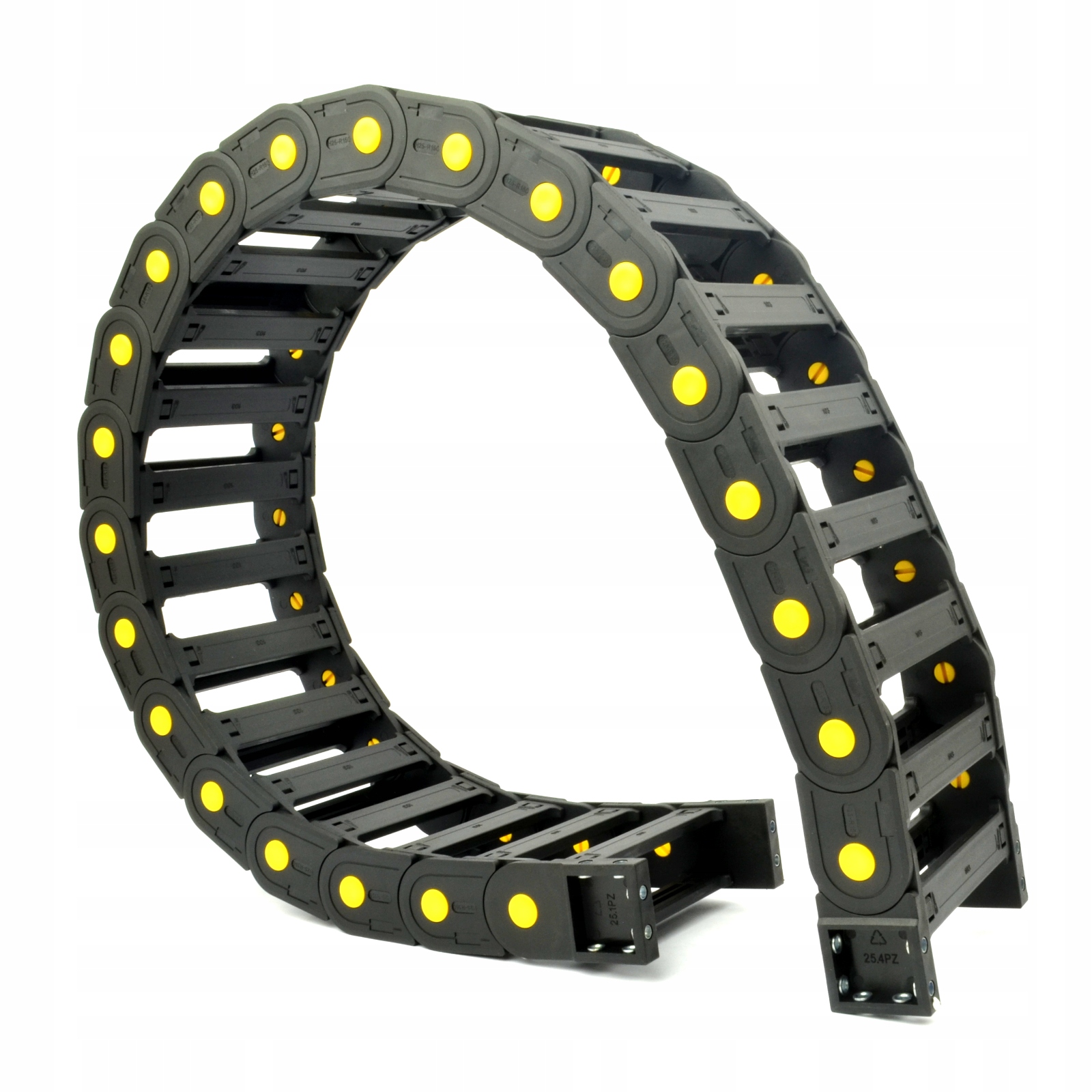 Prowadnik przewodów 65X200 R125 Otwarty Liczba żył Więcej