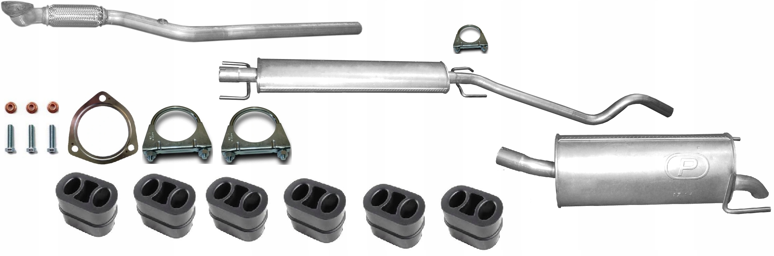 Opel Astra H 1.6 a 16V Kombi 2004-10/2010 Tlumič Komplet