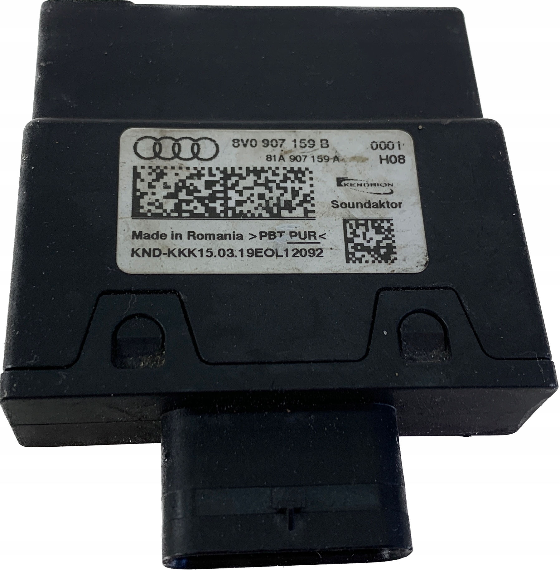 control unit DZWIEKU AUDI A3 LIFT 16- RS3 8V0907159B
