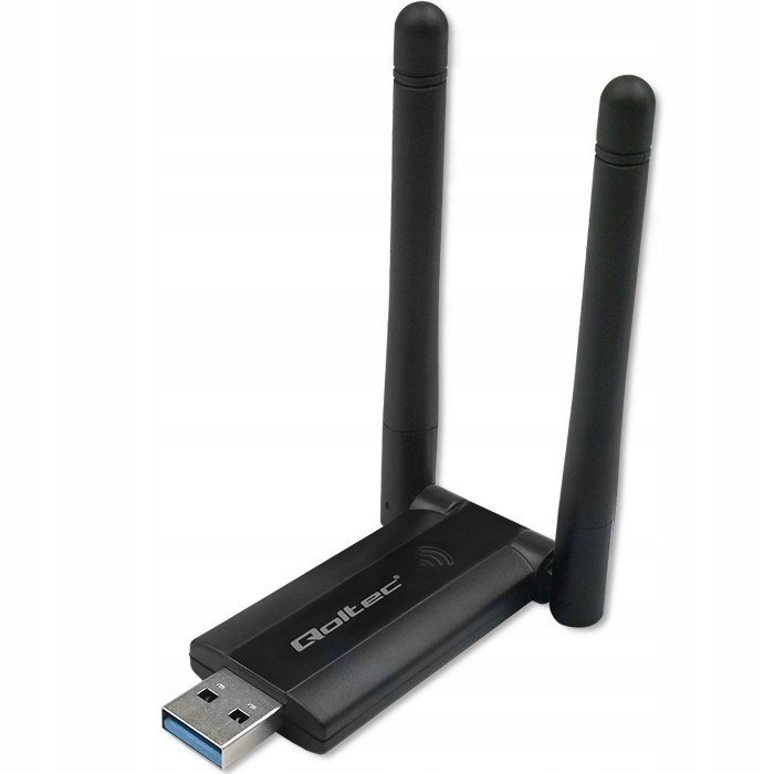 Szybki bezprzewodowy adapter Usb Dual Wi-Fi 2 x 2dBi Standard Ac Usb 3.