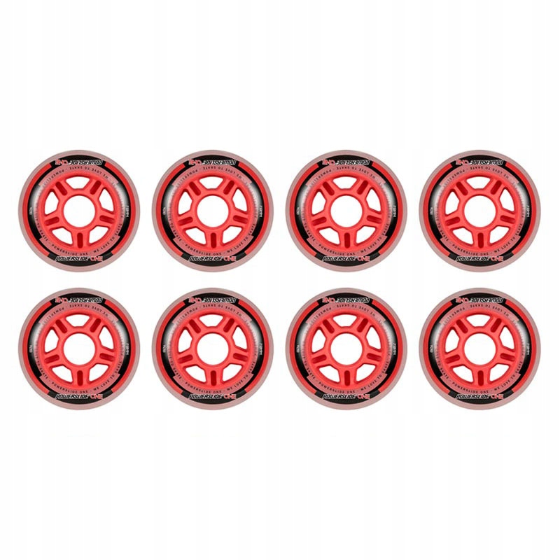 KÓŁKA DO ROLEK POWERSLIDE ONE 76MM/82A 8 SZTUK + ŁOŻYSKA ABEC 5 ZESTAW