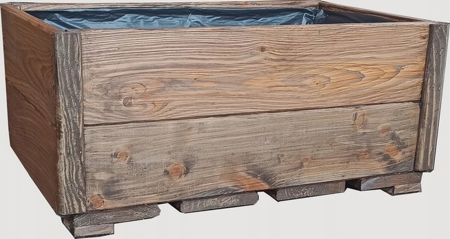 

Donica Skrzynka Modrzewiowa 60cm Nóżki