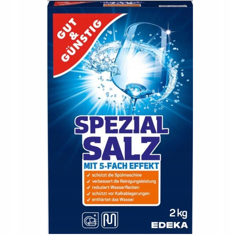 

Gut&Gunstig Sól do zmywarki Spezial Salz 2kg