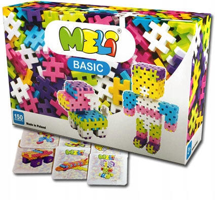 

Klocki Konstrukcyjne Meli Basic Pink 150 sztuk