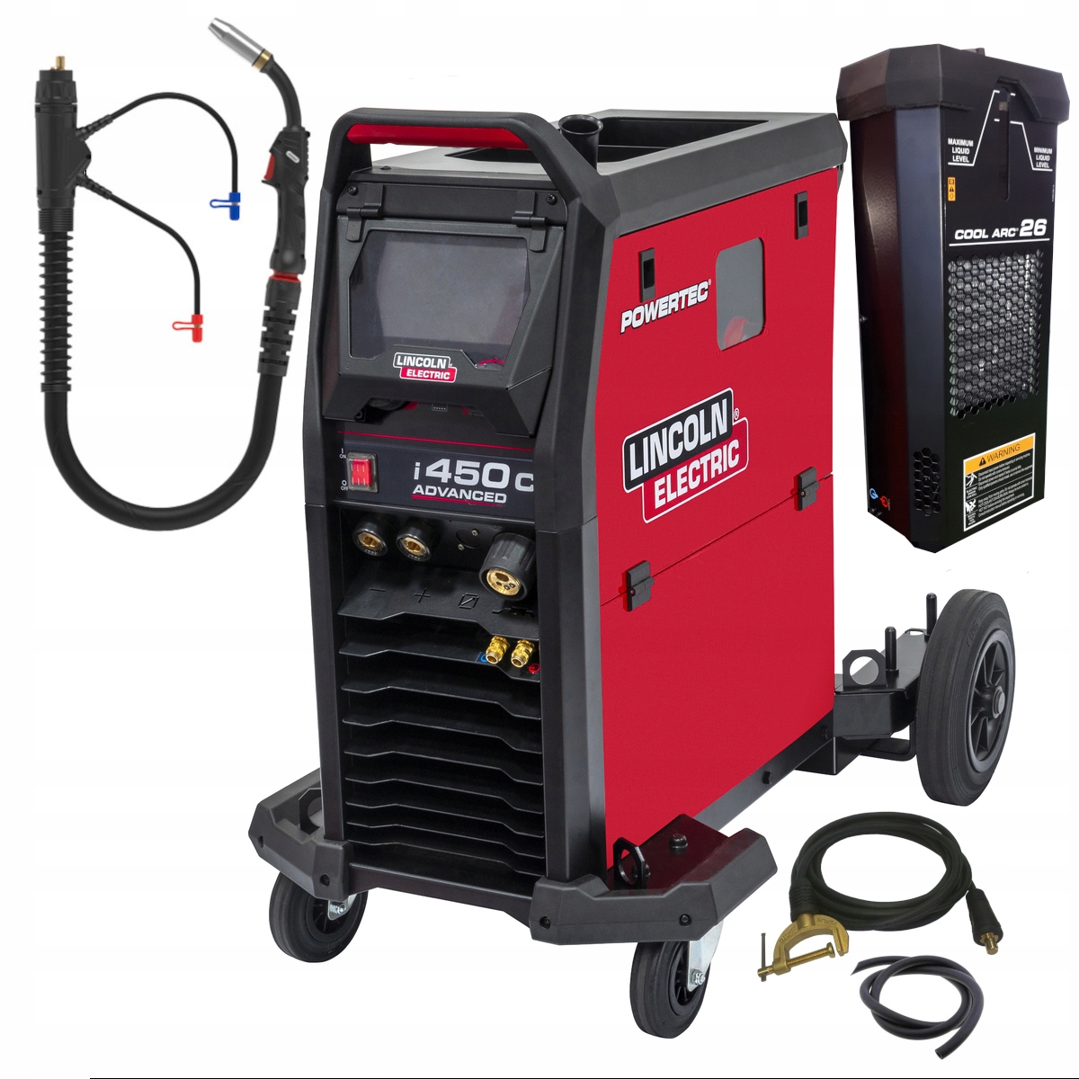 Spawarka migomat mig Lincoln Electric Powertec i450C Advanced WATER PACK