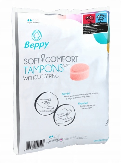

Beppy Soft+Comfort Tampon Wet bez sznurka 30 sztuk