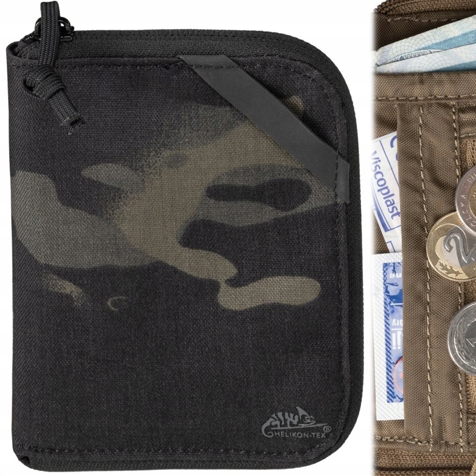 Pánská peněženka Helikon Edc Large Cordura Multicam Black