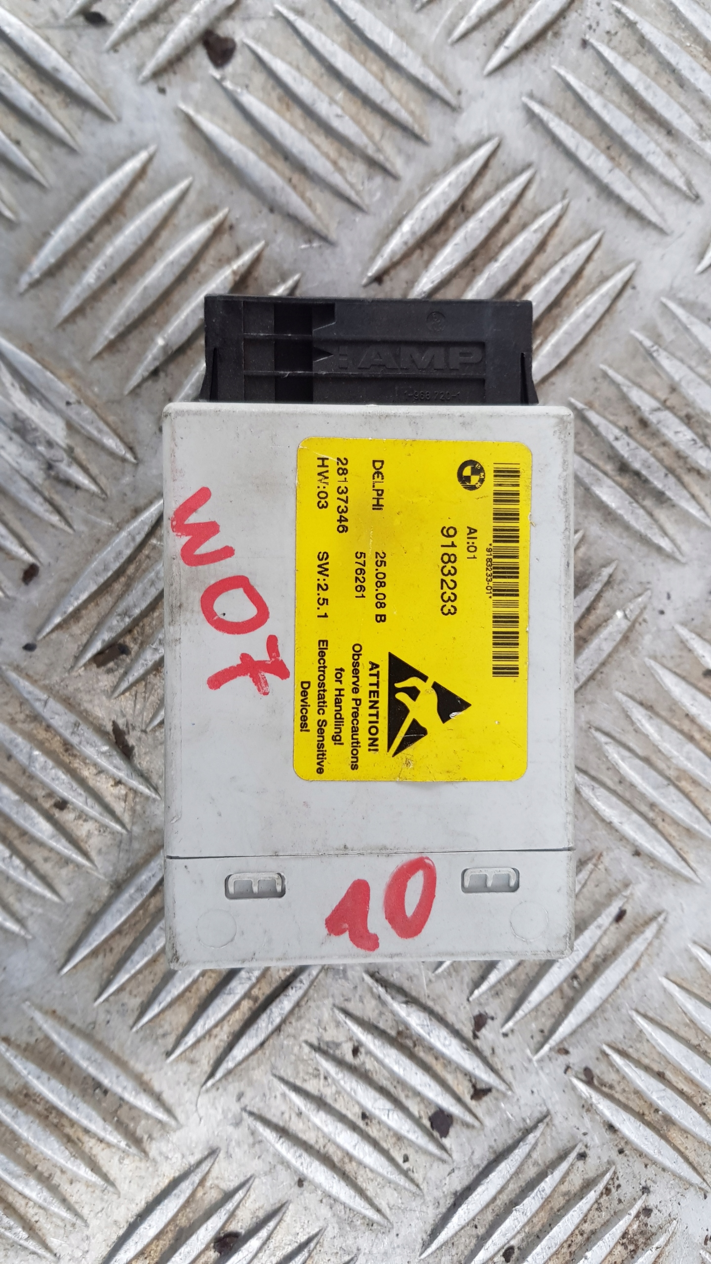 BMW E60 modulo consolle Centralina 9183233