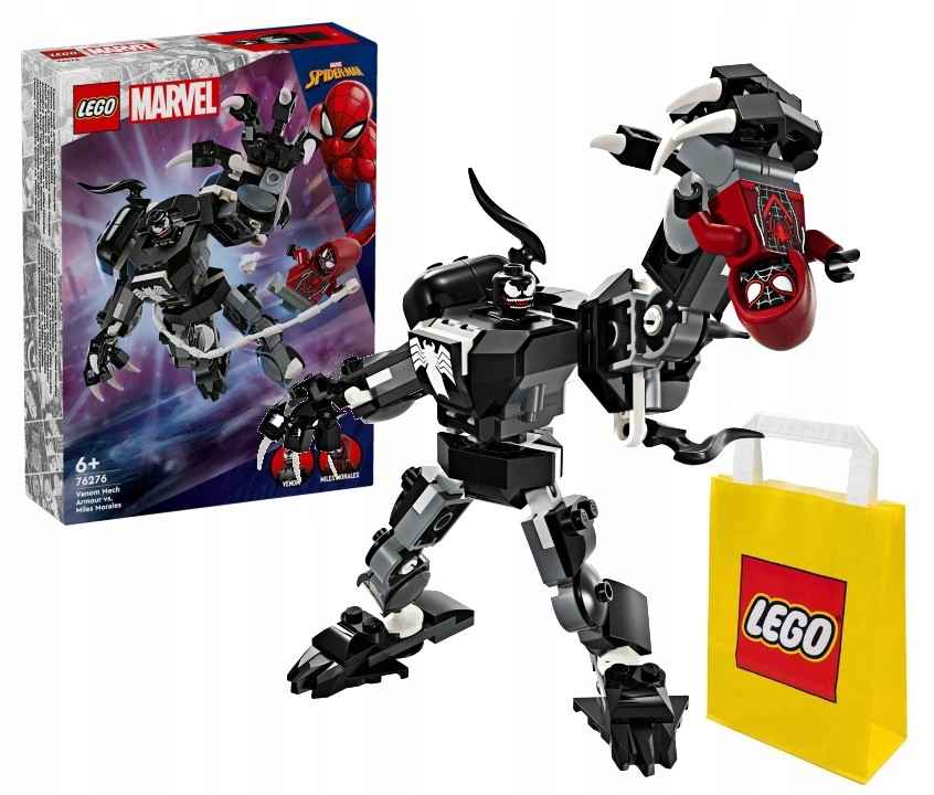 Lego Marvel Heroes Mechaniczna zbroja Venoma vs. Miles Morales 76276