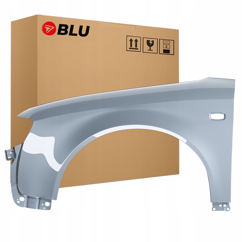 Blu Blatník Audi A4 B6 LY7L levý stříbrný 00-04 přední