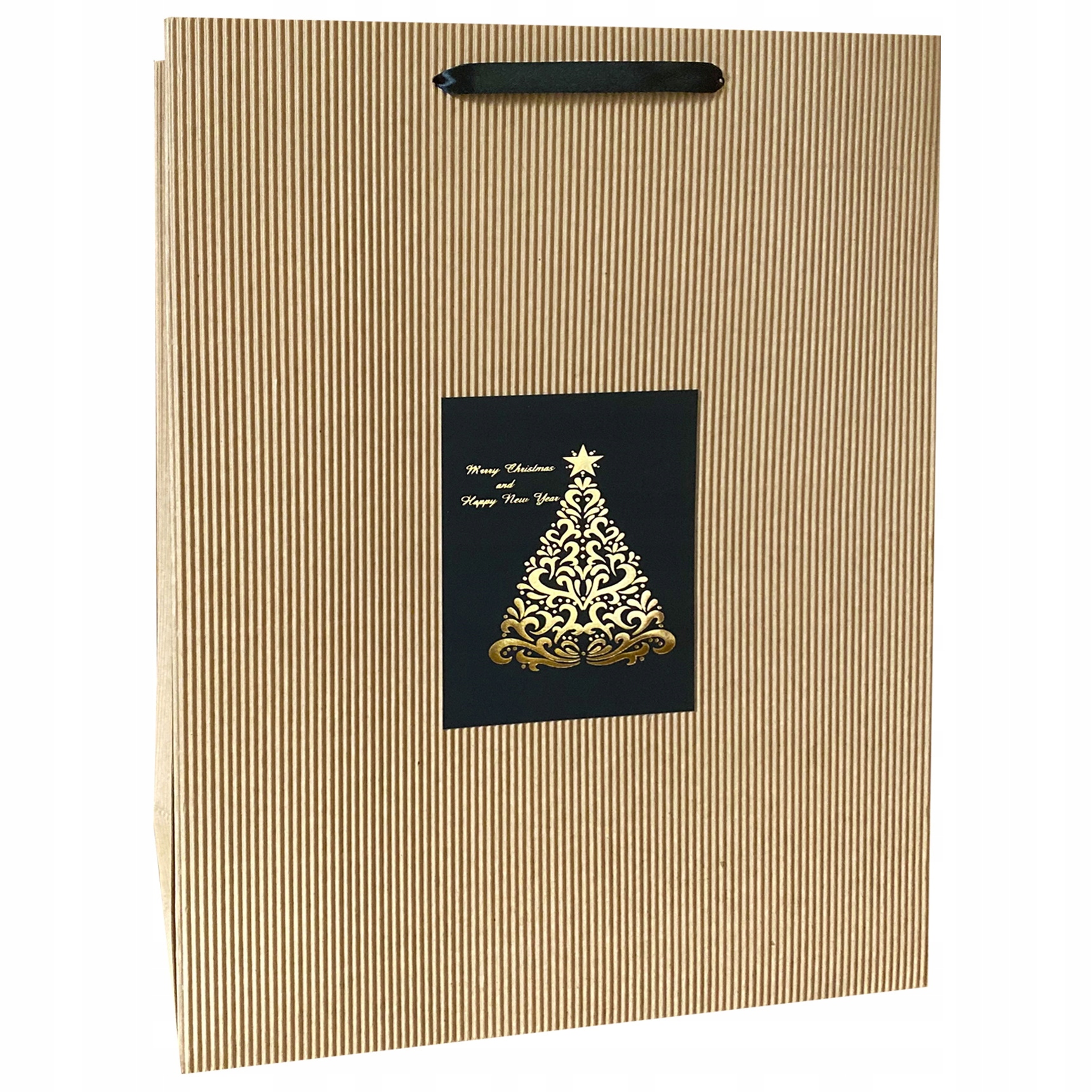 

Świąteczna torba 34x14x44 cm Choinka hot stamping