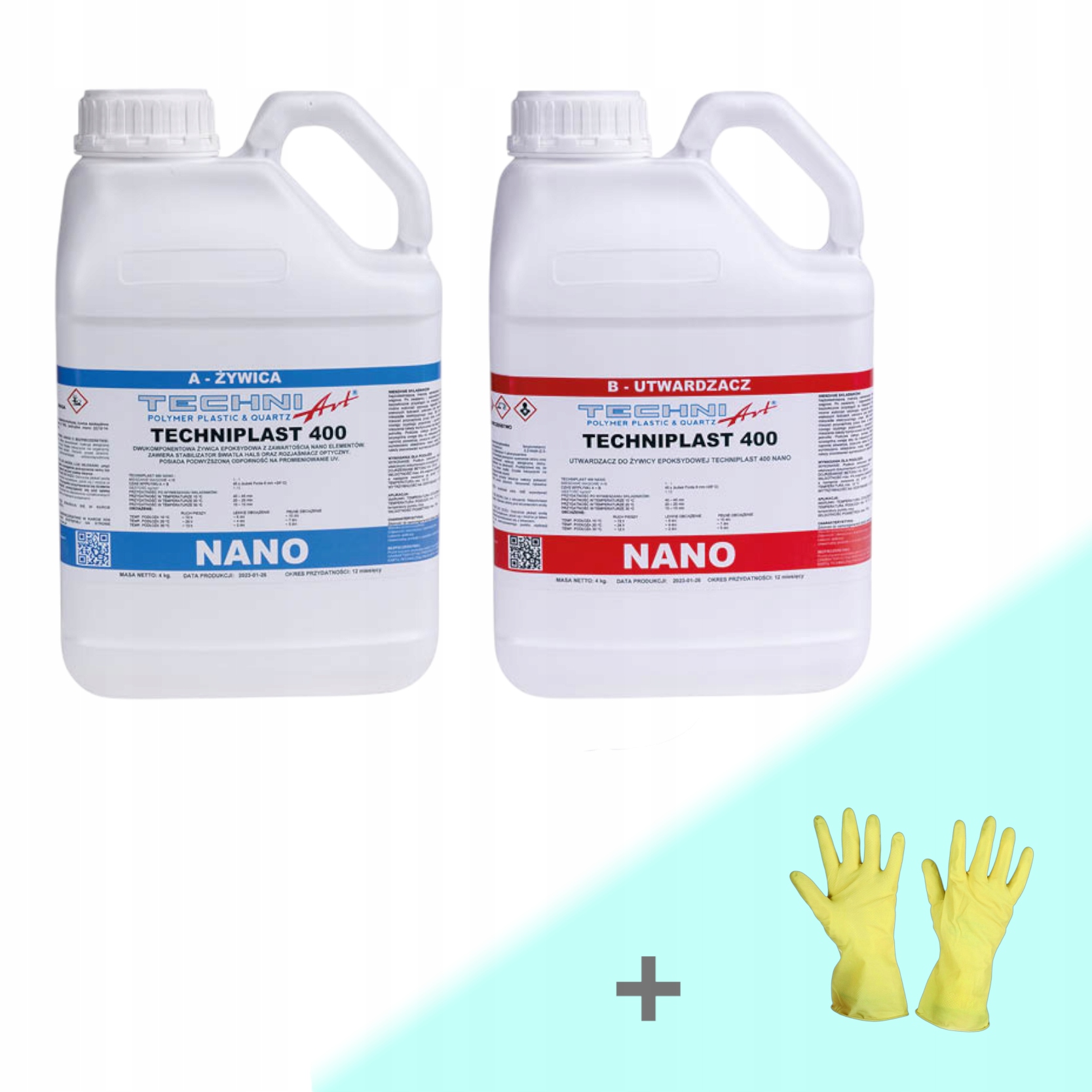 Techniplast 400 Nano 8 kg Epoxidová pryskyřice (mramorová podlaha)