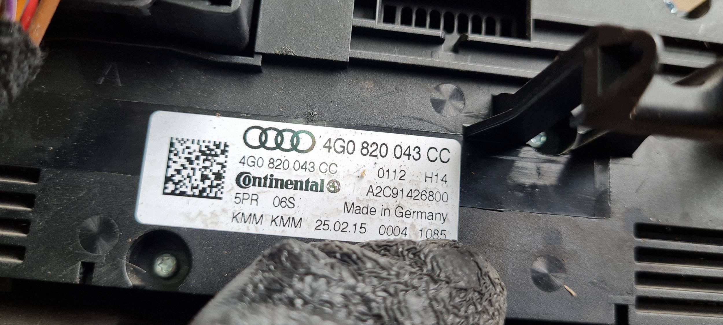 A6 C7 LIFT PANEL klími klimatizaci 4G0820043CC A7 4G
