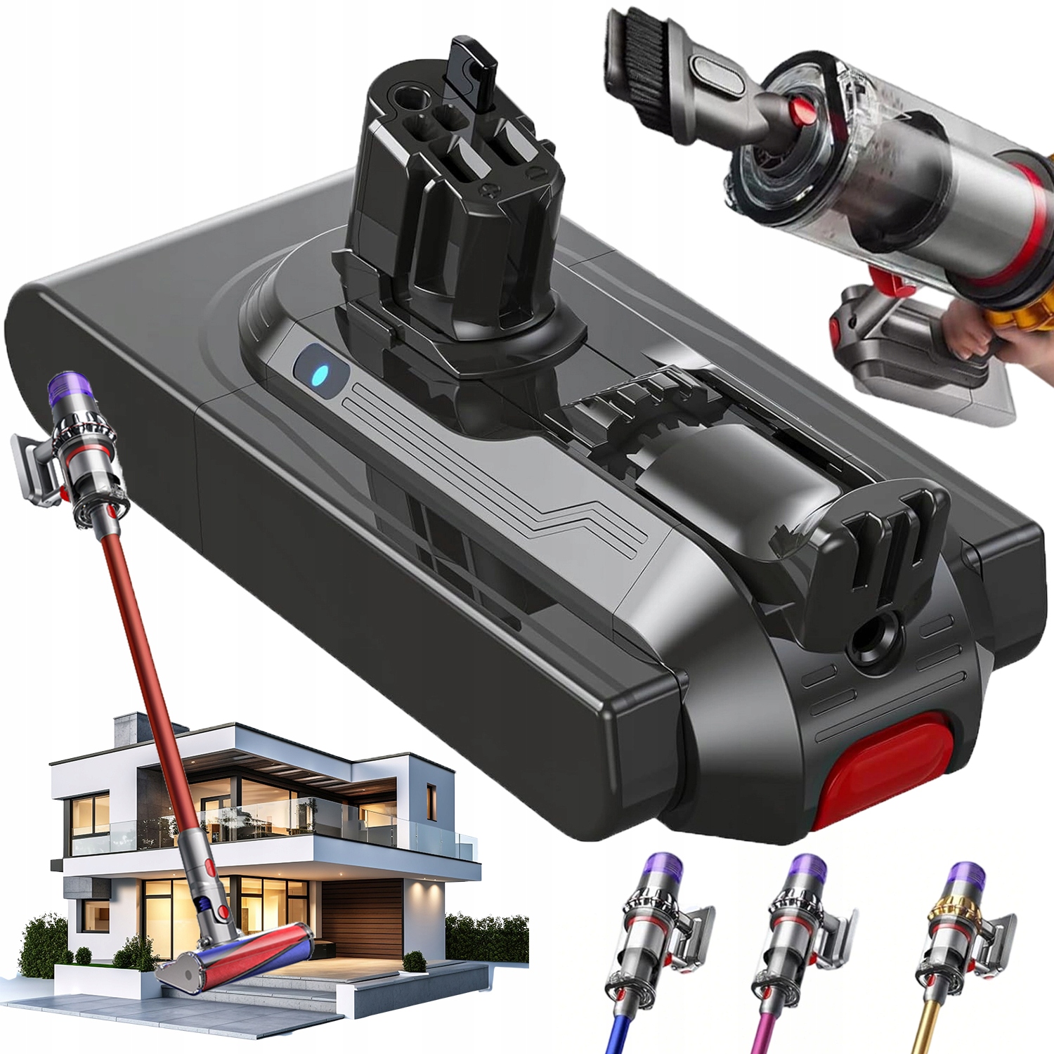 Baterie Akumulátor Pro Vysavač Dyson V11 V15 SV15 SV16 SV22 3.9AH Li-ion
