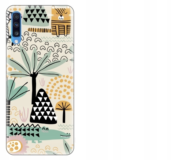 

Etui pokrowiec Samsung Galaxy A70 Wzór tropikalny