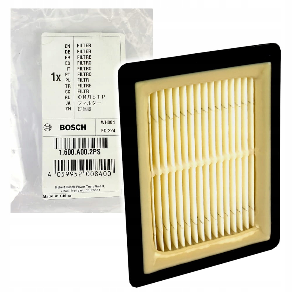 Filtr fałdowany Bosch do GAS 10,8/12 V-LI/EasyVac