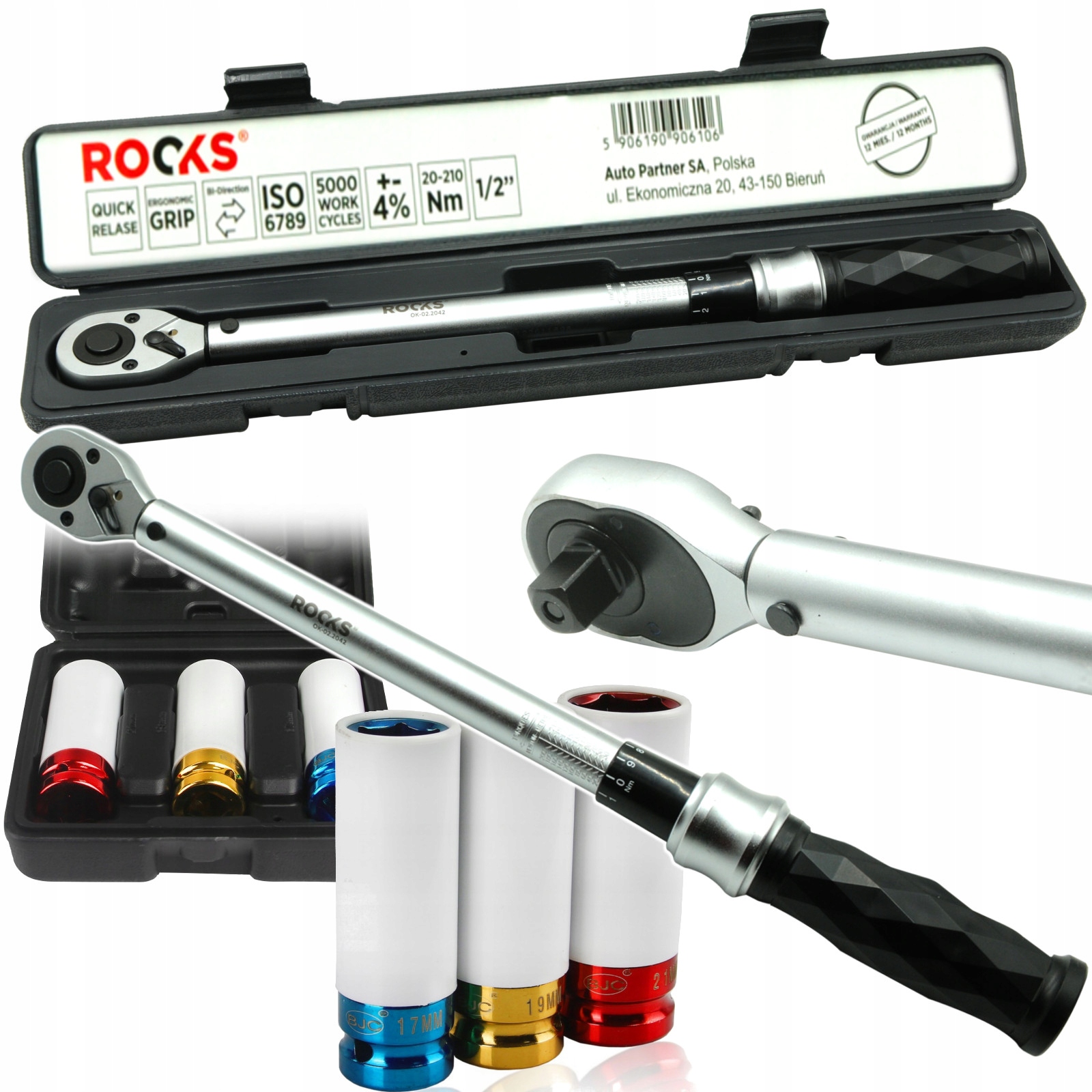 

Klucz Dynamometryczny Do Kół 1/2'' 20-210Nm Alu