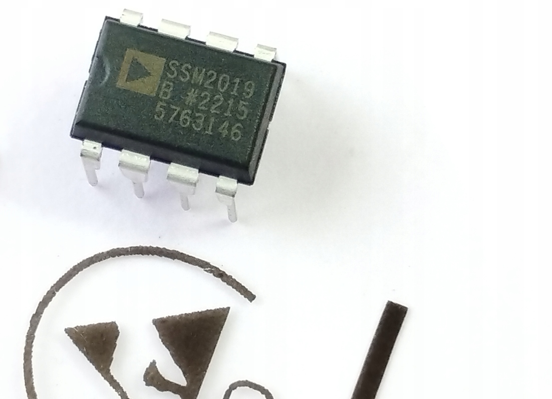 [2szt] SSM2019 SSM2019BNZ wzmacniacz audio low noise DIP8 Analog Devices