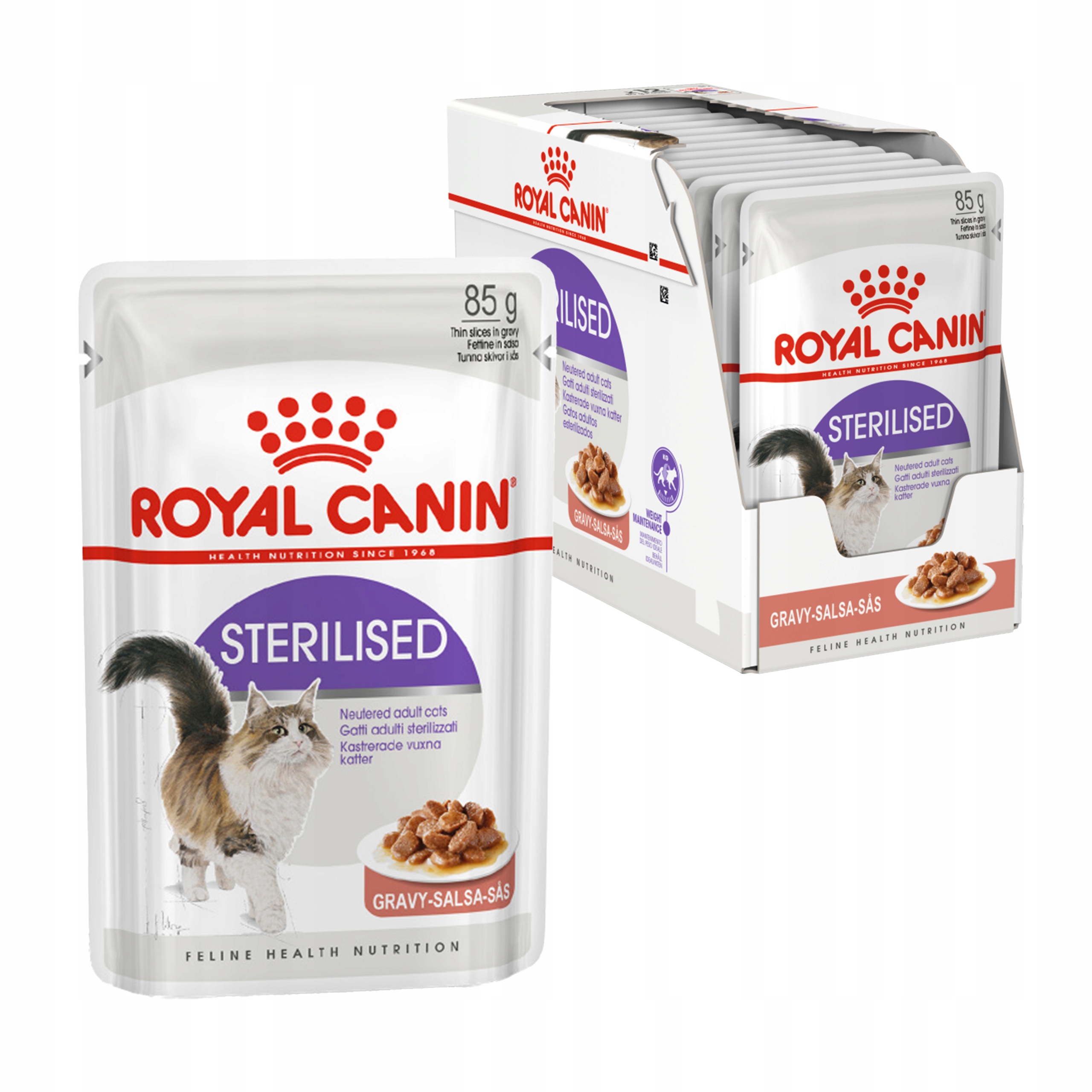 Vlhké Krmivo Royal Canin Sterilised Gravy v omáčce 85 g 12 ks