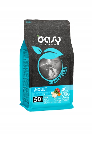 Oasy Dog Grain Free Adult Small Mini Fish Ryba 2,5kg