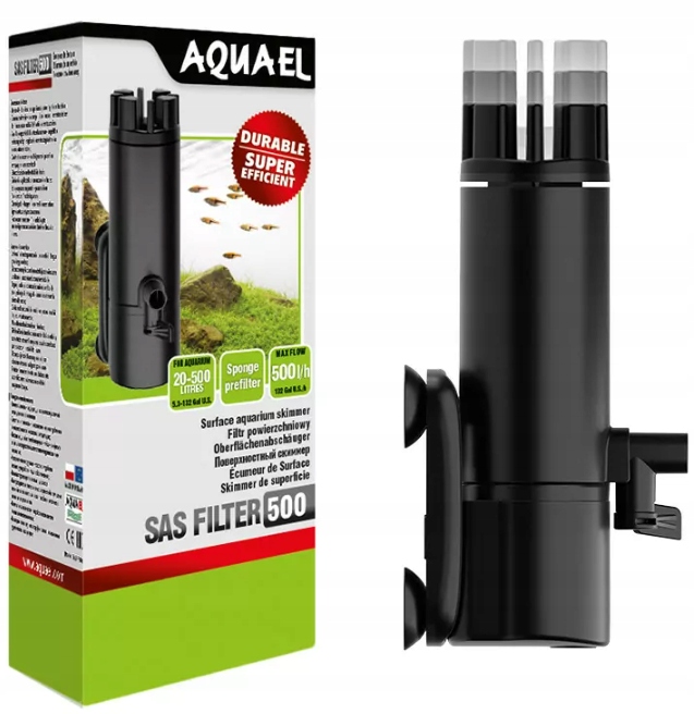 Levně Sas 500 Skimmer povrchový filtr do akvária do 500 L Aquael 1 kus