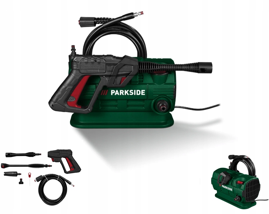 PARKSIDE MINI MYJKA CIŚNIENIOWA KOMPAKTOWA ZESTAW PHDM 110