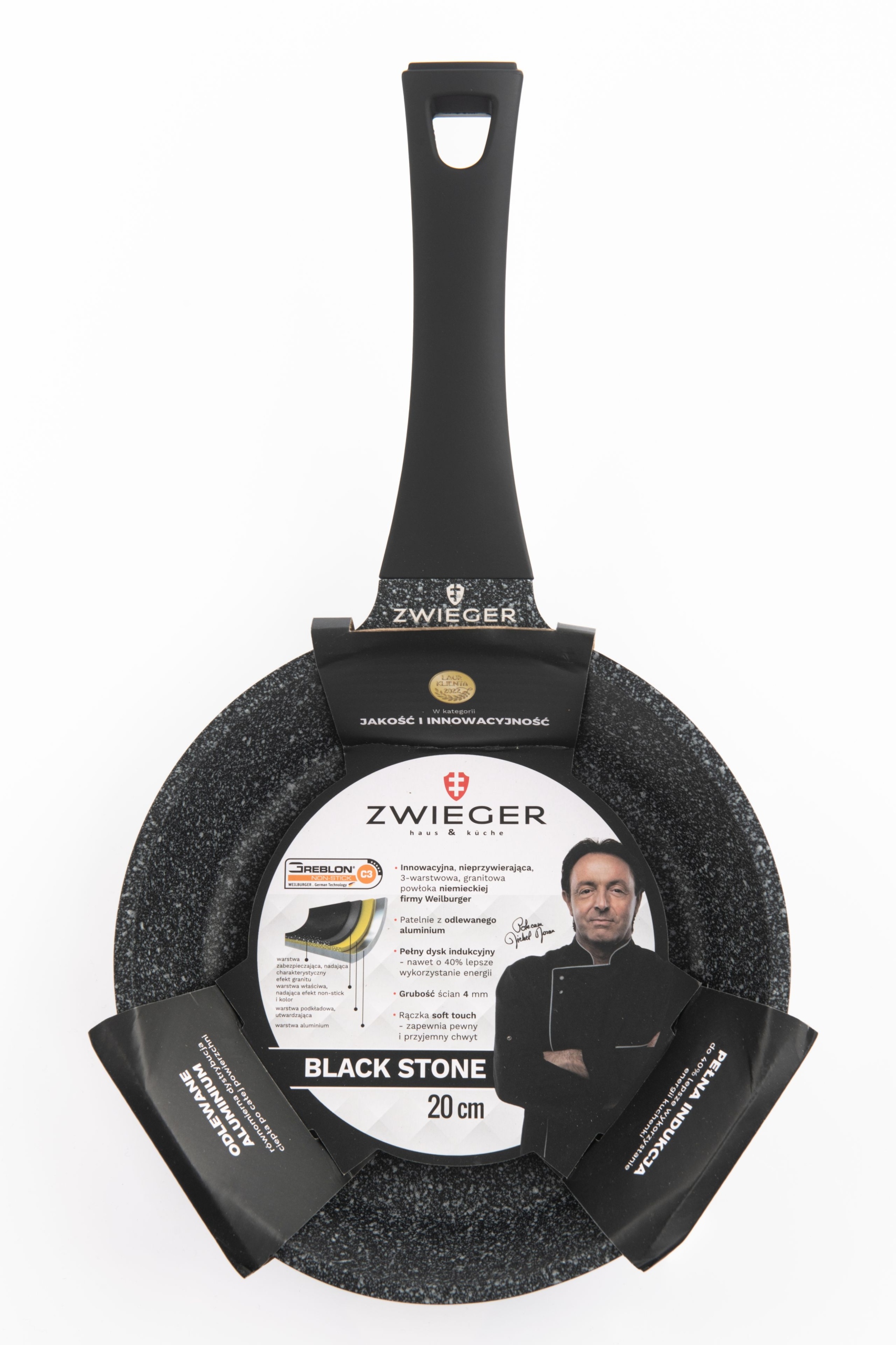 

Zwieger Black Stone Patelnia 20CM