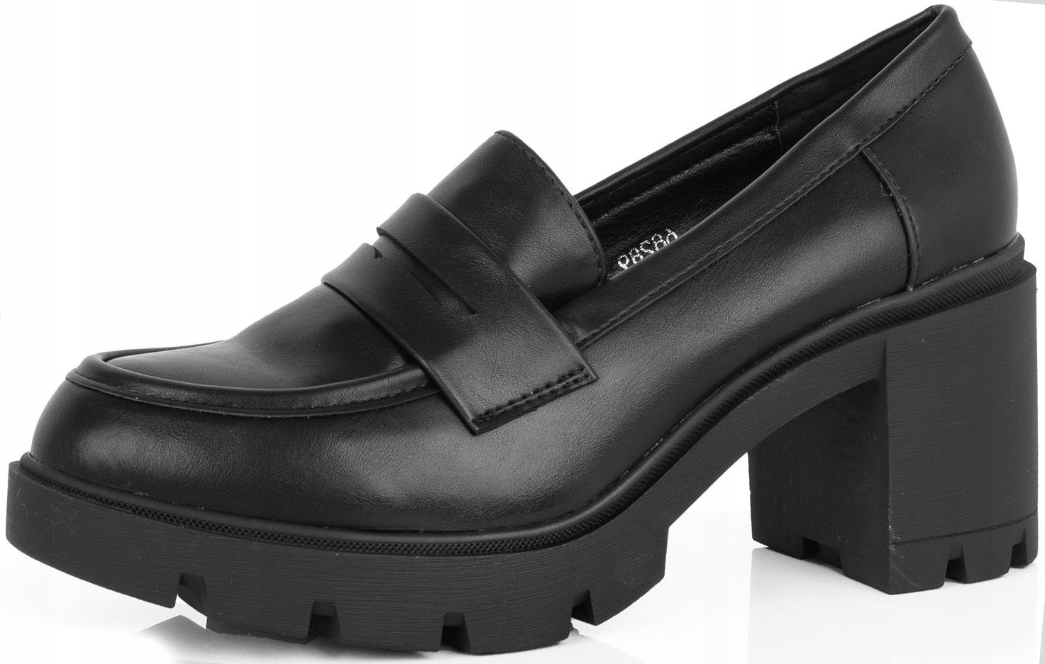 Botki Na Słupku Półbuty Czarne Mokasyny Półbuty 41