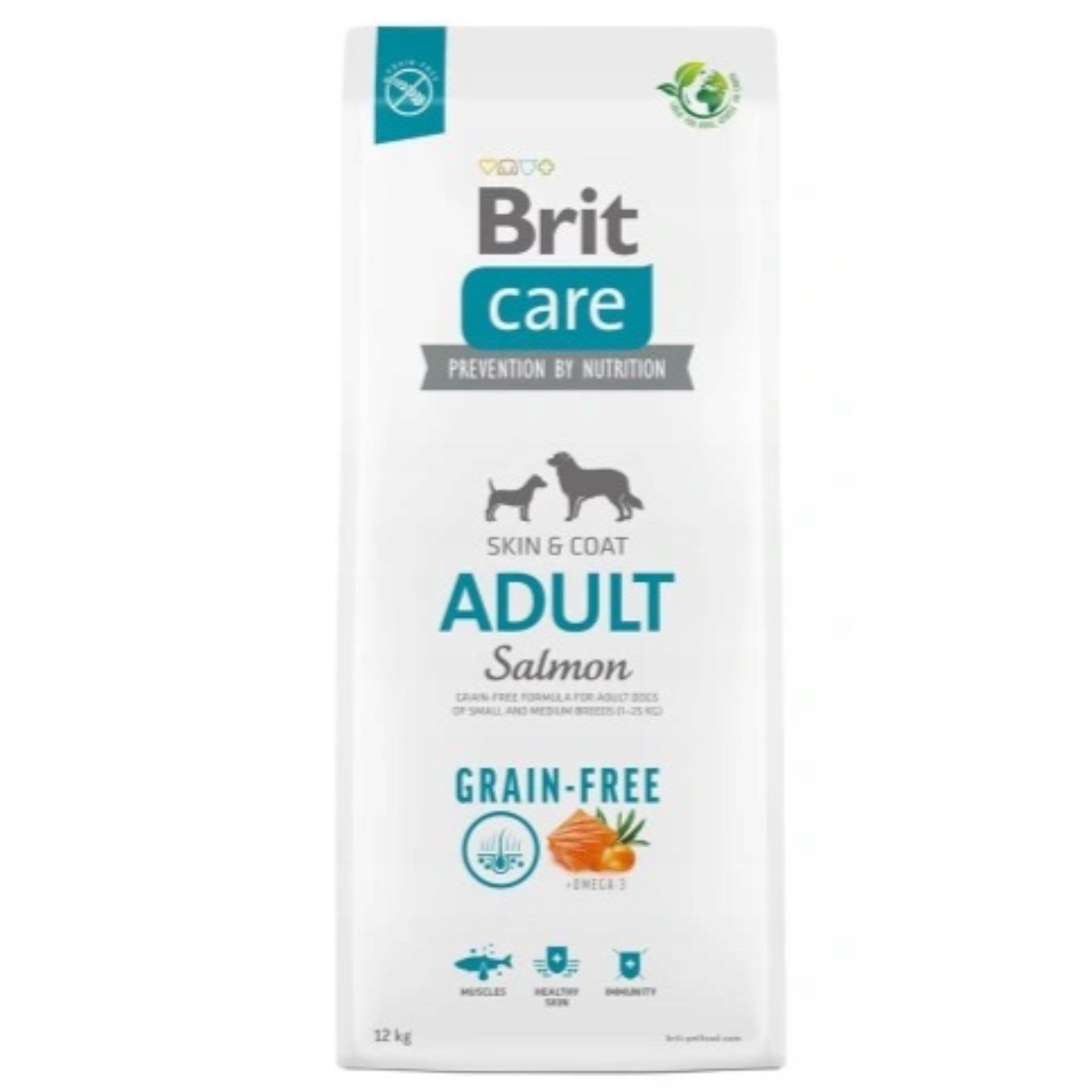 Levně Brit Care Grain-Free Adult Salmon Krmivo pro psy bez Krmivo s lososem 12 kg