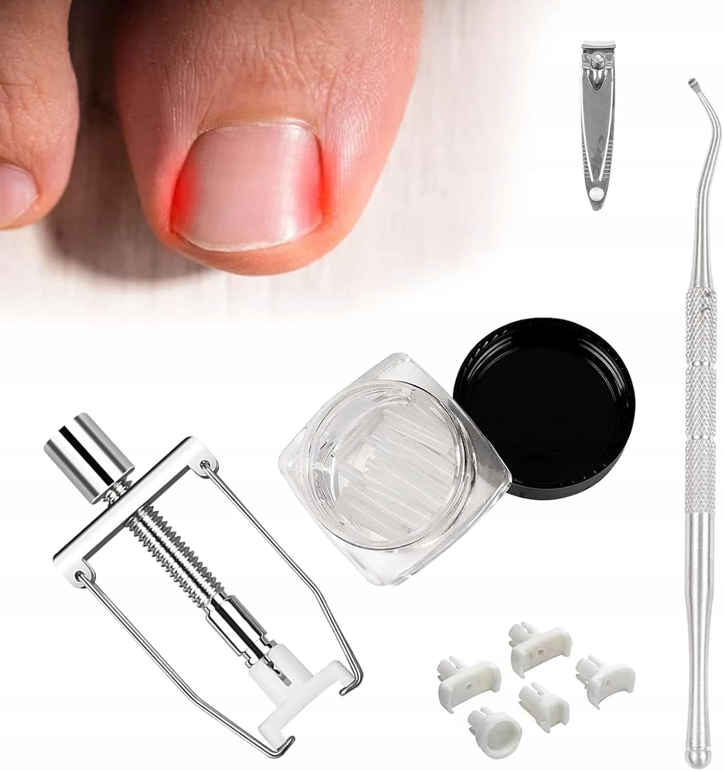 Sada Pro Korekci Zarostlých Nehtů Příslušenství Pro Korekci Nohou X12